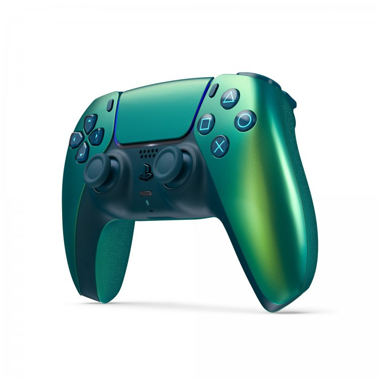 دسته PS5 - سبز آبی کروم