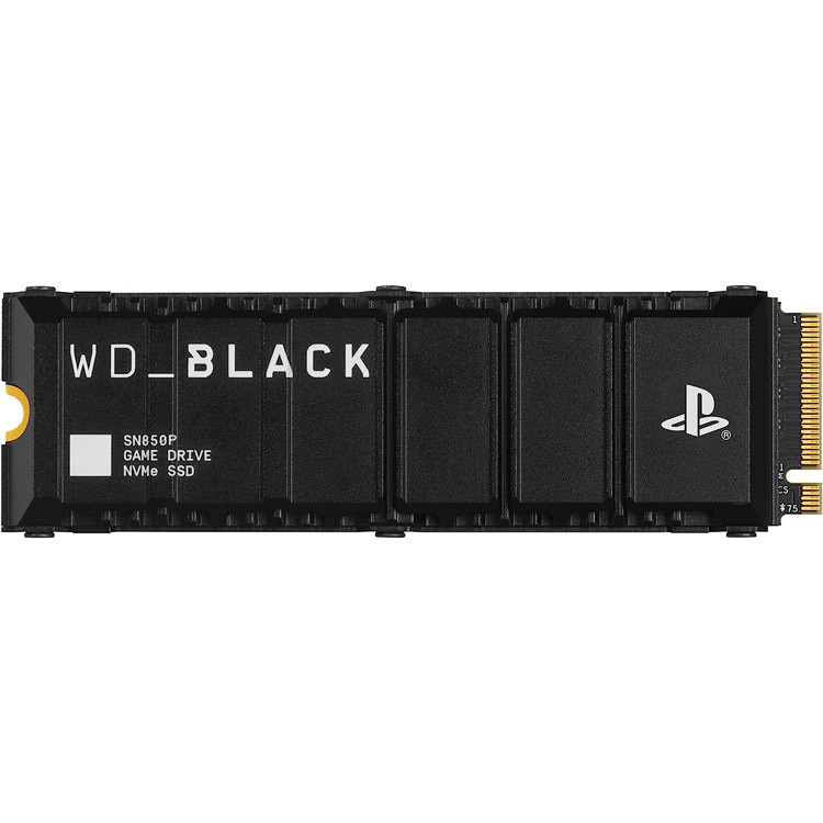 حافظه اس اس دی WD_BLACK SN850x دارای هیت سینک - مخصوص PS5 - یک ترابایت