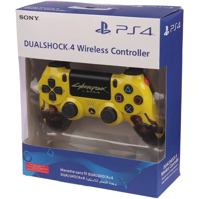 دسته بازی سونی مدل DualShock 4 طرح سایبرپانک ۲۰۷۷ بی سیم